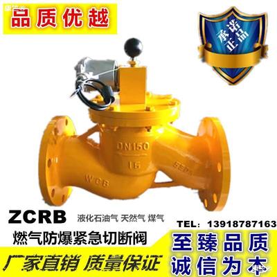 ZCRB天然气液化气煤气自动紧急切断阀 防爆燃气电磁阀 电磁切断阀