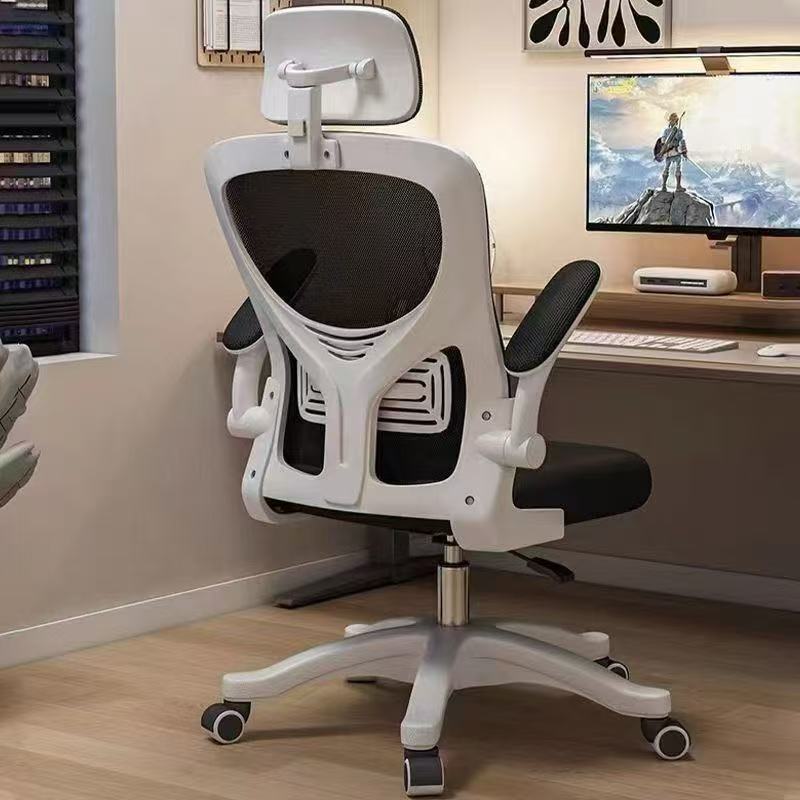 Comfortable long-sitting office chair, light luxury rental home bedroom dormitory computer chair, simple ergonomic chair