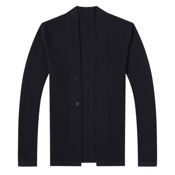 solid color woolen cardigan