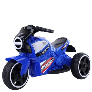 Children's Electric Motorcycle Rideable Rechargeable Toy Car 1-3-6 Years Old Baby Boys and Girls Remote Control Tricycle