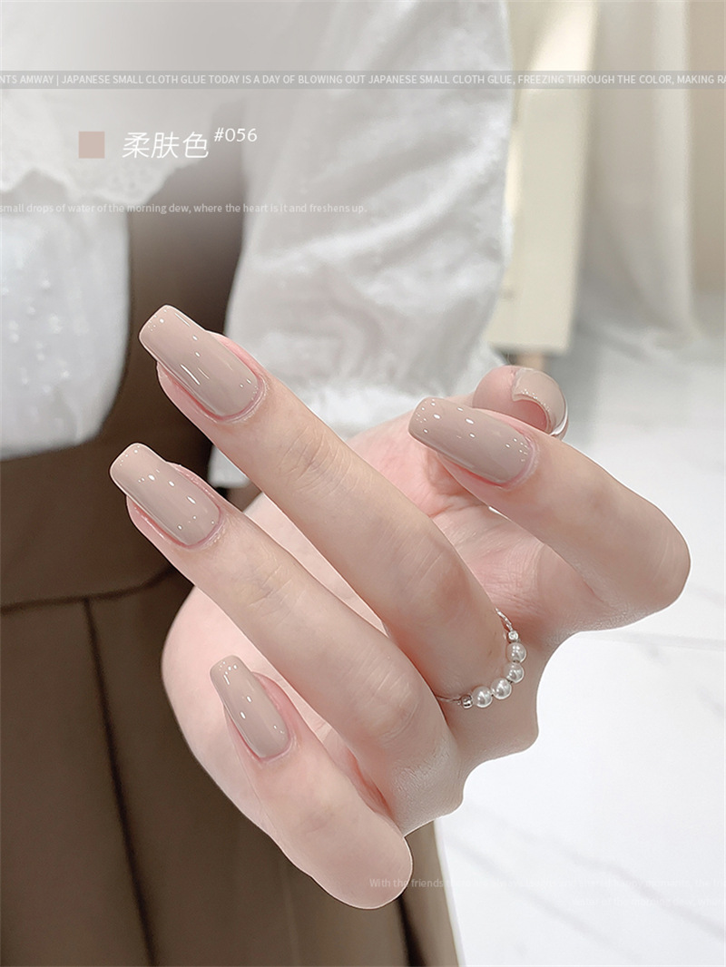 KaSi fototerapia Esmalte de uñas pegamento 2023 nueva primavera y el verano popular blanco lechoso nude rojo cereza salón especial