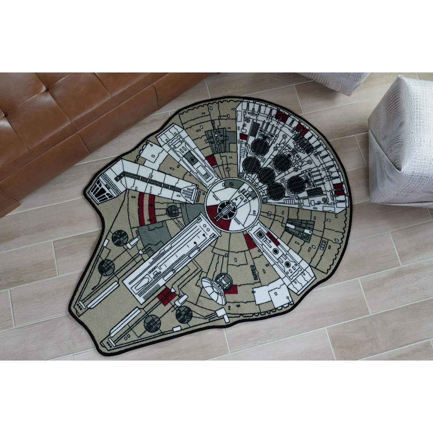Star Wars Cross-Border Amazon Crystal Velvet Floor Mat Water-Absorbent Non-Slip Living Room Bedroom Decorative Carpet Entrance Door Mat