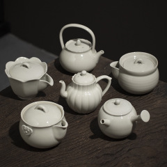 草木灰中式茶壶泡茶壶单壶功夫茶具手抓壶防烫球孔过滤小众茶壶