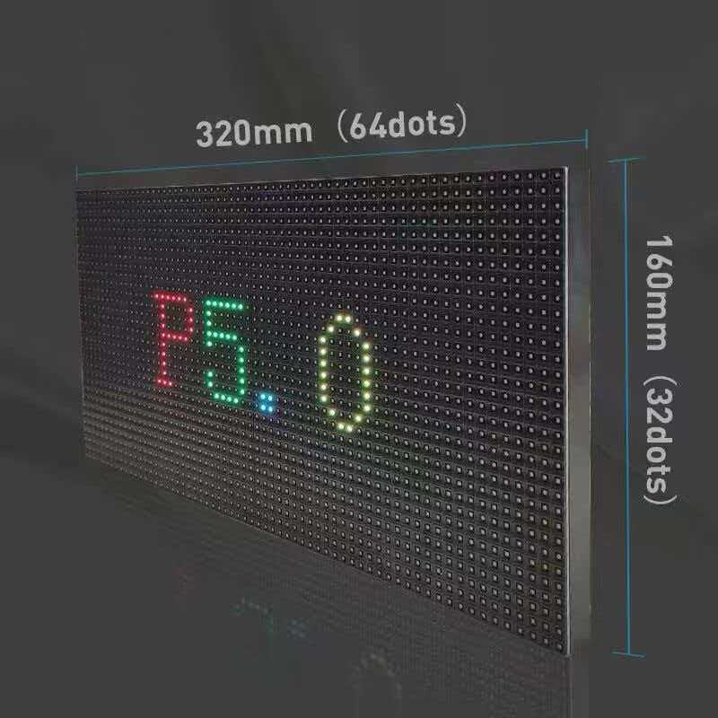 Pantalla LED nuevo módulo de pantalla LED luminoso p5-16S Módulo de pantalla de publicidad