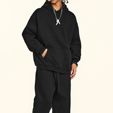 定制连帽衫棉男女图案街头服饰连帽衫休闲服装秋冬长袖连帽套头衫