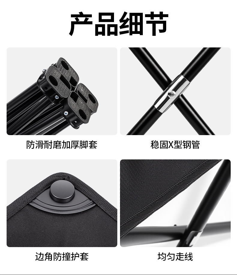 Cross-border bestseller: portable outdoor camping toilet, car-mounted folding toilet, emergency camping toilet for travel and self-driving trips
