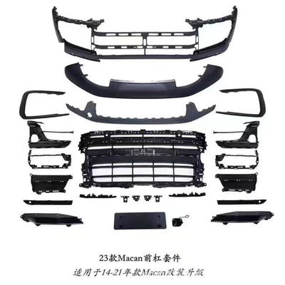 Suitable for Macan 95B.1/2 Upgrade to 23 Model 95B.3 Replica Old-To-New Front and Rear Bumper Surround Kit (Big Surrounded) - front-bumper-kit-without-headlights