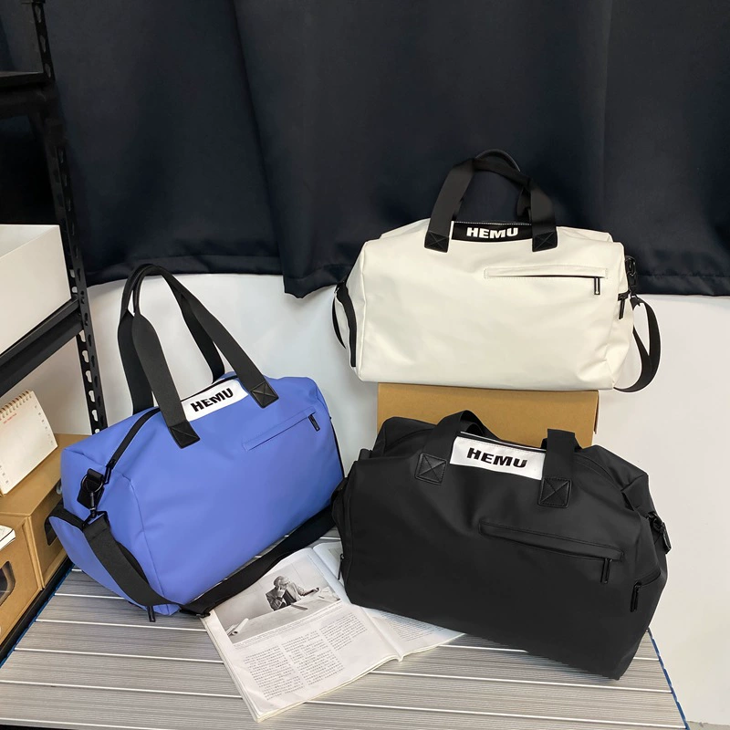Capacious travel bag, shoulder bag, sports bag wet and dry separation for leisure, handheld backpack