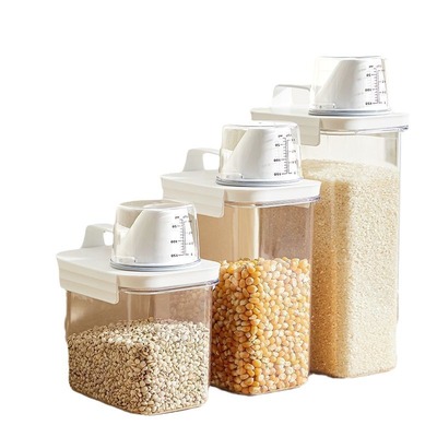 食品级密封罐谷物五谷杂粮粮食收纳盒塑料厨房储物罐豆子瓶子神器