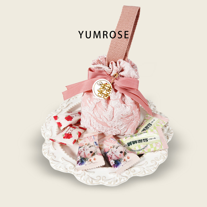 YUMROSE予柔结婚礼盒成品喜糖袋含糖果高级混合新款订婚礼伴手礼|undefined