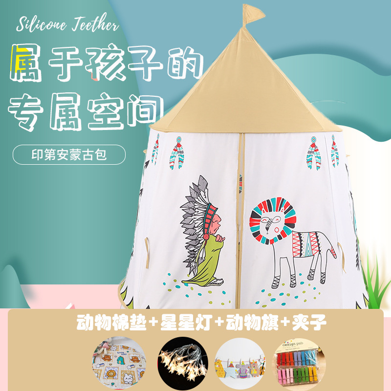 Casitas de Juego Infantiles Indias para Niños y Niñas, para Interiores y Exteriores, Estilo Castillo, Juguetes, Dropshipping Internacional, Selección Cuidadosa