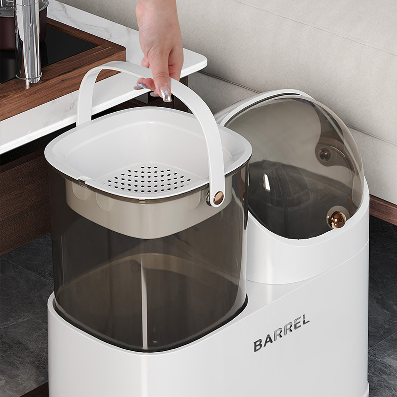 カスタマイズされた茶バケツ、茶かすバケツ、茶セットアクセサリー、廃水バケツ、茶テーブル排水管、茶水分離ゴミ箱|undefined