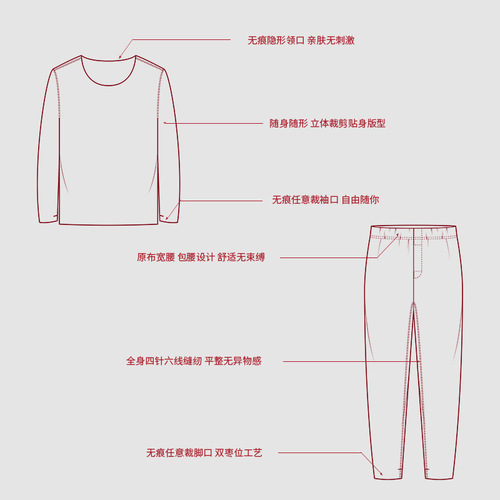 Zhende velvet thermal underwear 320g bottoming shirt winter plus velvet thickened seamless men's autumn clothes and long trousers set