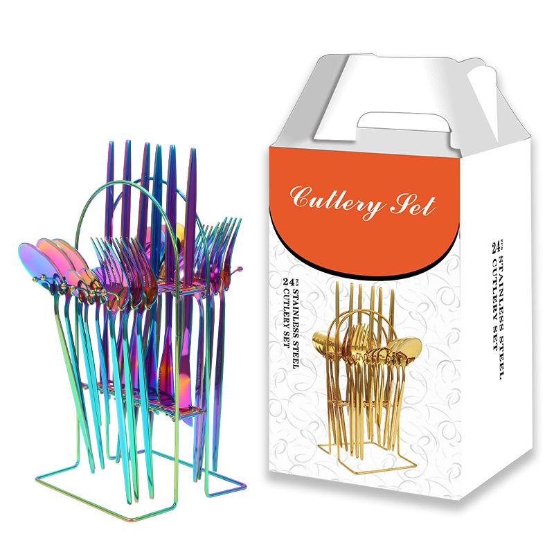 D타입 [행거] 레인보우 24점 세트