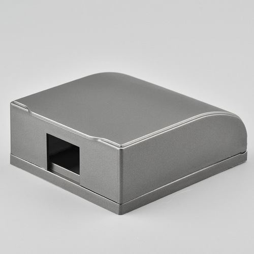 Type 86 gray waterproof box, bathroom toilet socket waterproof cover, splash-proof box switch panel protection cover