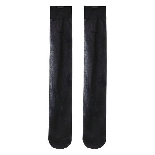 【Dropshipping】White Calf Socks Sheer Knee-High Breathable Sweat-absorbent Socks Spring and Autumn Thin Long Leg Women's JK