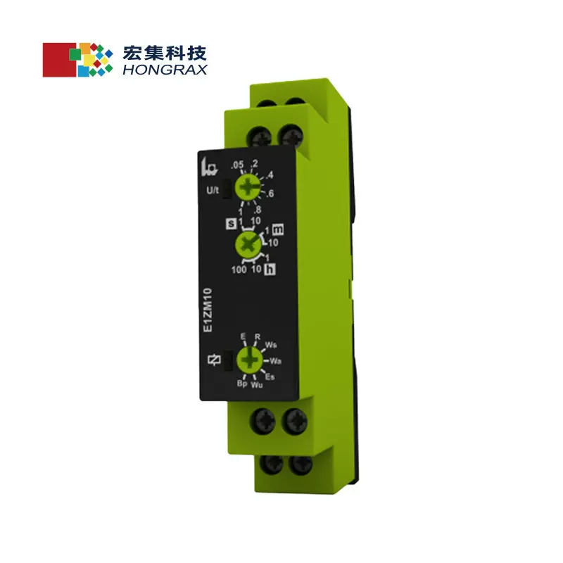 宏集TELE多功能时间继电器定时器精确延迟开关控制E1ZM10 E1ZMQ10