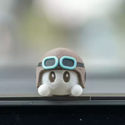 Magnetic Screen Decoration Universal | Car ornaments - 50mm-long-black-base-3d-printed-ideal-doll-flying-hat