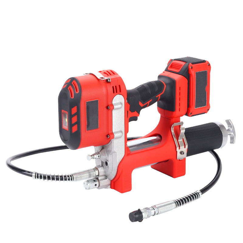 电动黄油枪24v充电式锂电池自动高压黄油枪挖掘机打黄油工业
