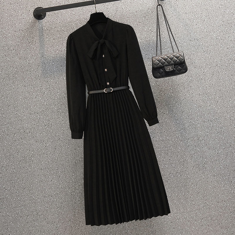 秋季套装女2025新款大码女装小香风外套女气质显瘦连衣裙子两件套|undefined