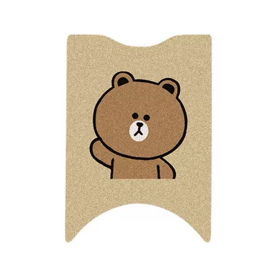 Emma Q5 electric car: Electric vehicle foot mat - emma-q5brown-bear
