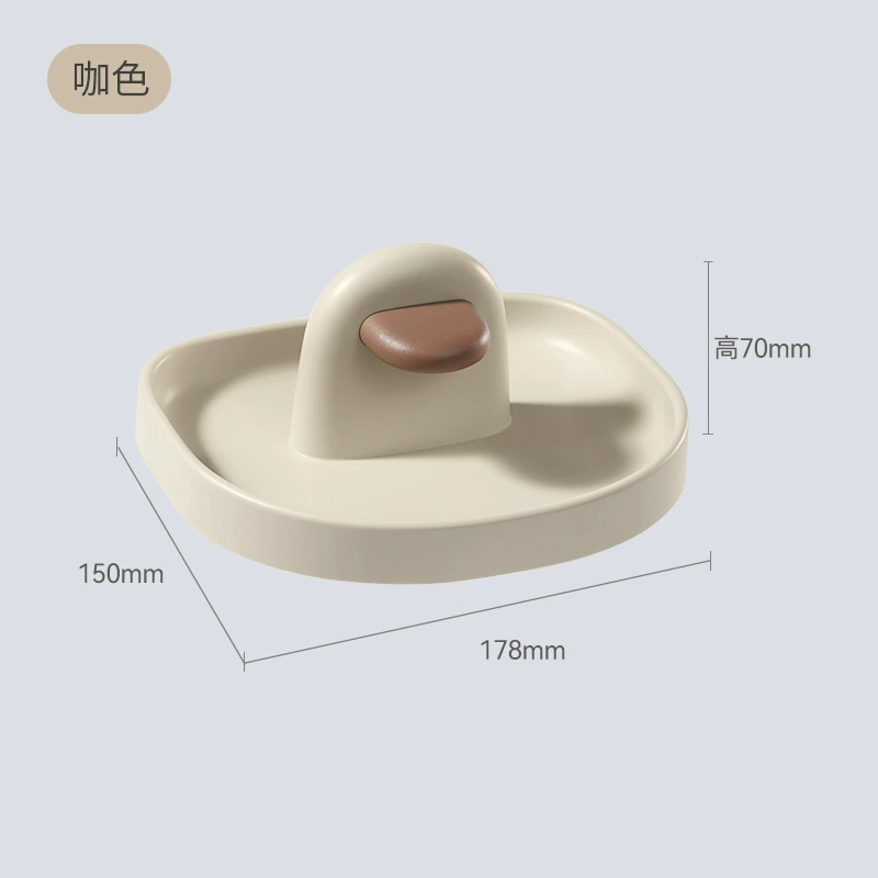 Cartoon duck kitchen lid rack countertop organizer board placing rack for chopping board spatula holder for home use