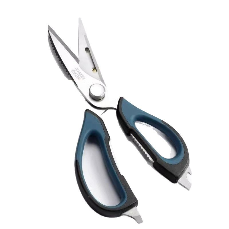 Tijeras de cocina Jinda Rimei tijeras de hueso de pollo tijeras de comida tijeras multifuncionales de acero inoxidable gran precio
