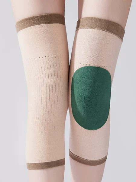 Knee warmers for men and women, suitable for sports, with fleece lining, for use in air-conditioned rooms, covering the knees, knitted, thin for autumn and winter, providing warmth and protection against the cold