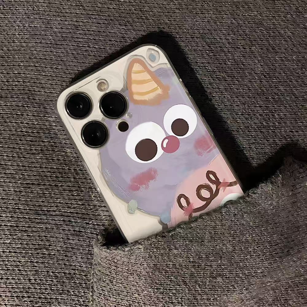 Divertido briquetas para iphone16promax funda para teléfono móvil nuevo Apple 15 anti-caída 14pro Japón y Corea 13/12