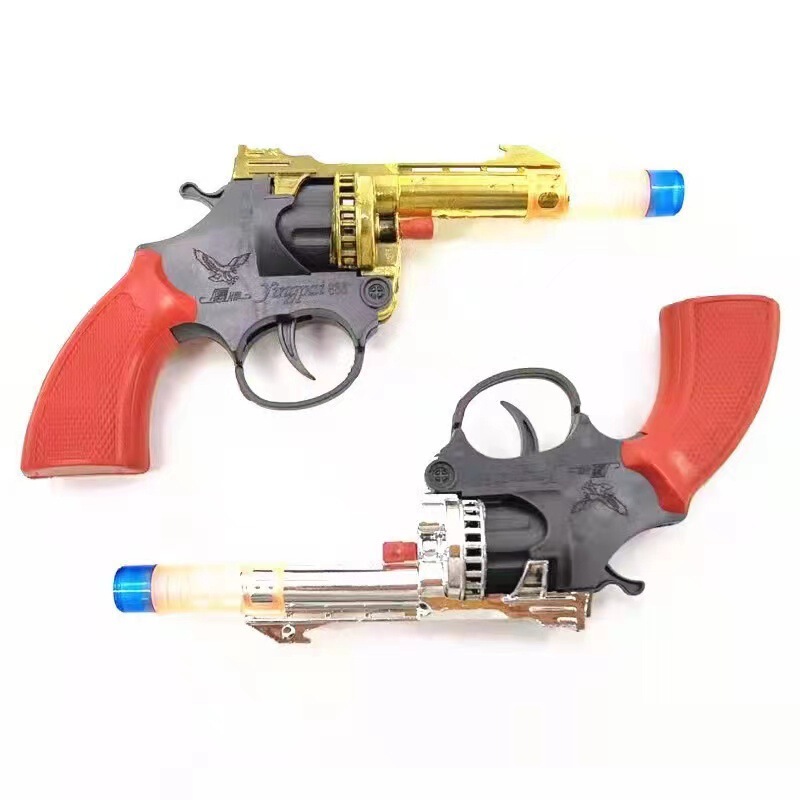 Plastic Smash Gun, Childhood Nostalgia Toy, Revolver Model, Foreign Trade Street Stall, Best-Selling Weapon for the New Year