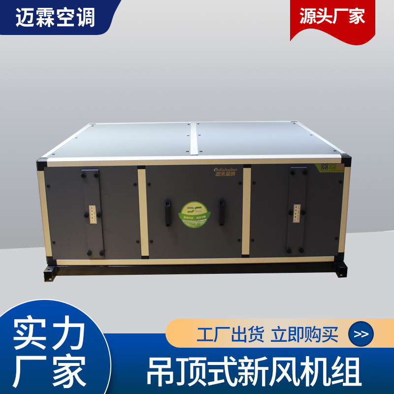 Ceiling air conditioning unit remote jet cabinet office building commercial purification equipment ceiling Fresh Air Unit