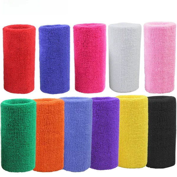 Wholesale Towel Wristbands, Polyester Wristbands, Sports Wristbands for Wiping, Multi-Color and Multi-Size Running Wristbands