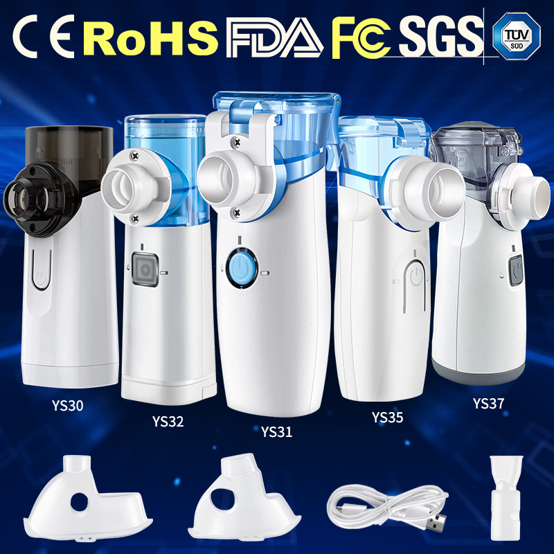 Handheld Nebulizer, Foreign Trade Nebulizer Inhaler, Portable Nebulizer for Adults and Children, Medical Grade, Household Use, Mesh Type