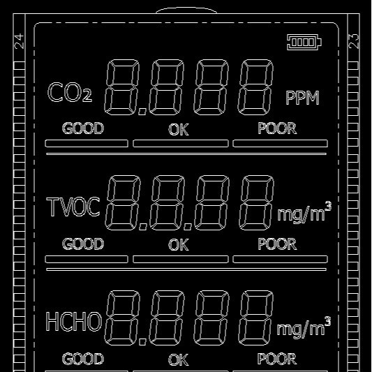 批发热水器断码屏电动车码表LCD液晶屏STN设备显示屏厂家段码屏