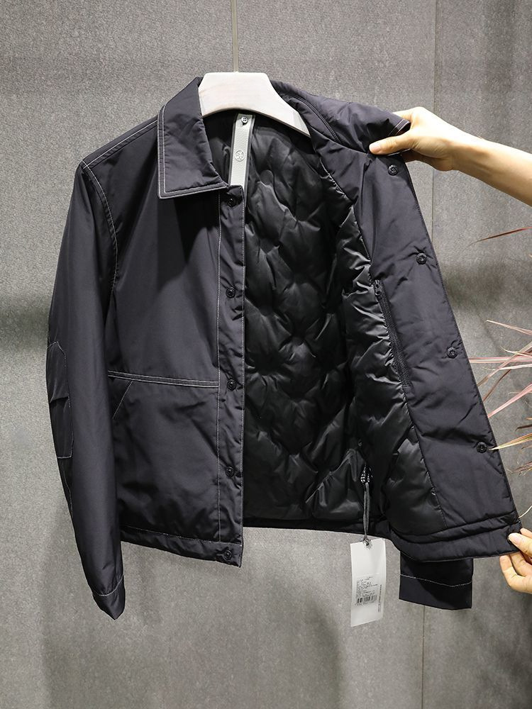 棉衣男士秋冬季外套2025新款潮流轻薄羽绒服休闲百搭加厚保暖棉袄