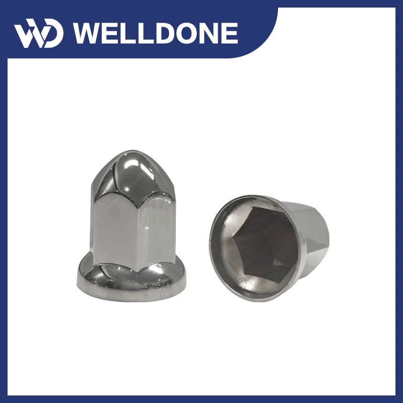 Крышка гайки для грузовика, хромированная, 32 мм, из АБС-пластика