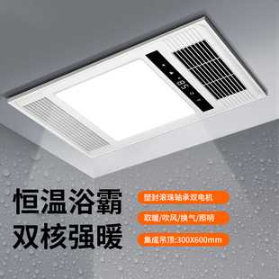 Air heating bath lamp exhaust fan lighting integrated bathroom toilet toilet heater integrated ceiling heater