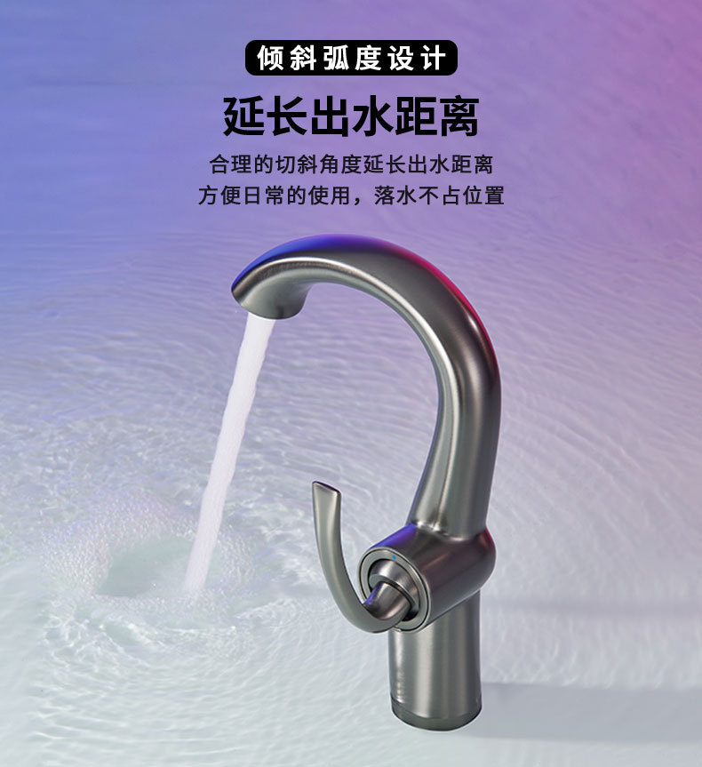 New retro faucet, household washbasin, bathroom cold and hot washbasin, black factory wholesale, cream white undefined