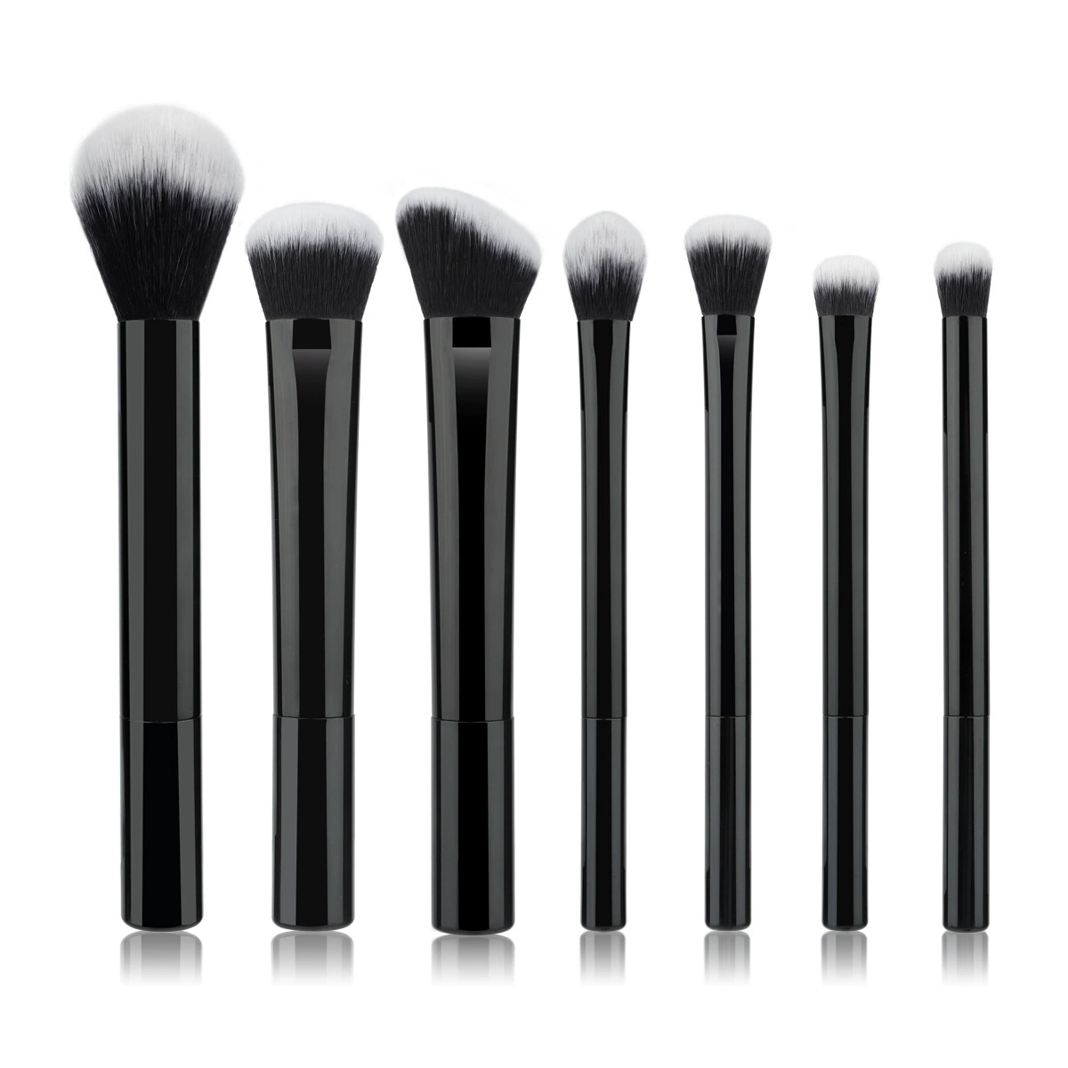Прозрачный контейнер с кистями, новая коллекция, 7 шт.