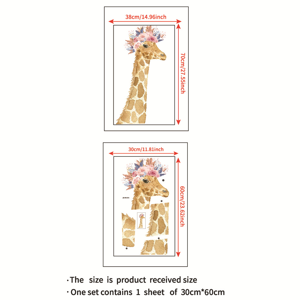 JS-N1154 带花环的长颈鹿