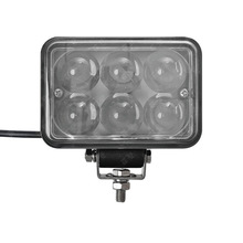 汽车LED工作灯18W越野车顶灯加装车载探照灯 超亮强光射灯网灯