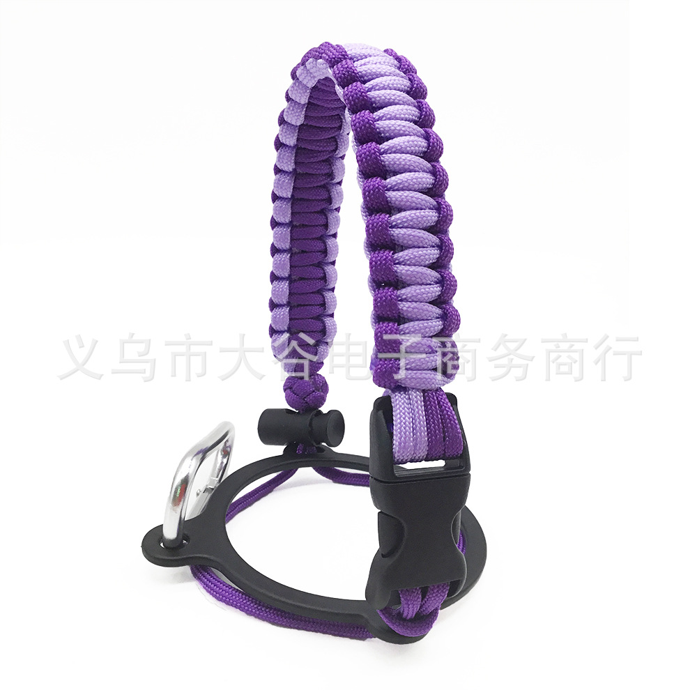 Amazon hidro frasco espacio olla llevar cuerda boca ancha taza de agua cuerda trenzada hervidor llevar cuerda portátil