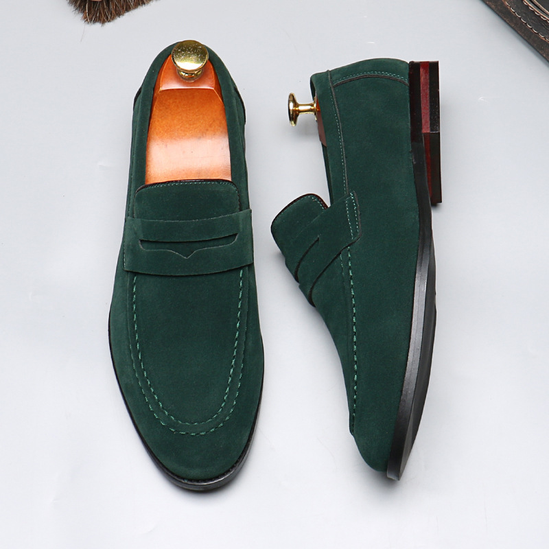 British Versatile Loafers for Men, Slip-On Bean Shoes, Cross-Border Hot Seller British Versatile Loafers for Men, Slip-On Bean Shoes, Cross-Border Hot Seller