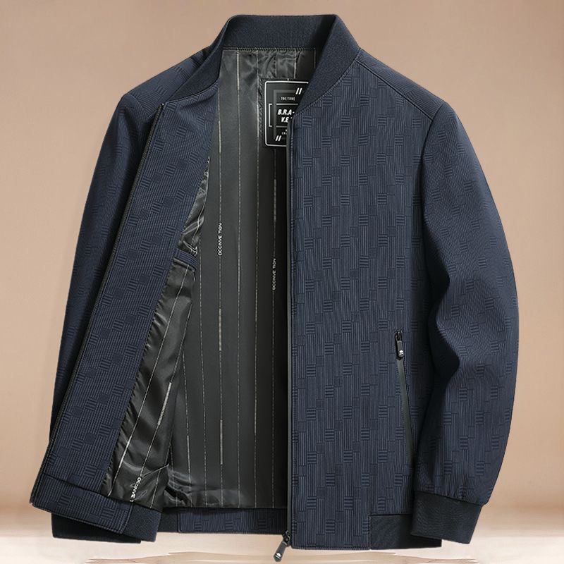 Gk New Dad Jacket Spring and Autumn Middle-Aged Jacket Men's Casual Thin Middle-Aged and Elderly Tops Others