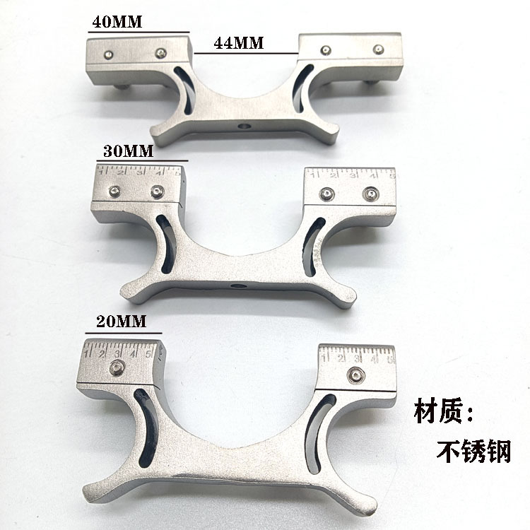 올빼미 40 20 30 새총 활 머리 야외 새총 304 스테인레스 스틸 퀵 프레스 브레이스 헤드 큰 활 도어 브레이스