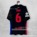 24-25 barcelona away game no. 6 star plus 5 champions league fair strips