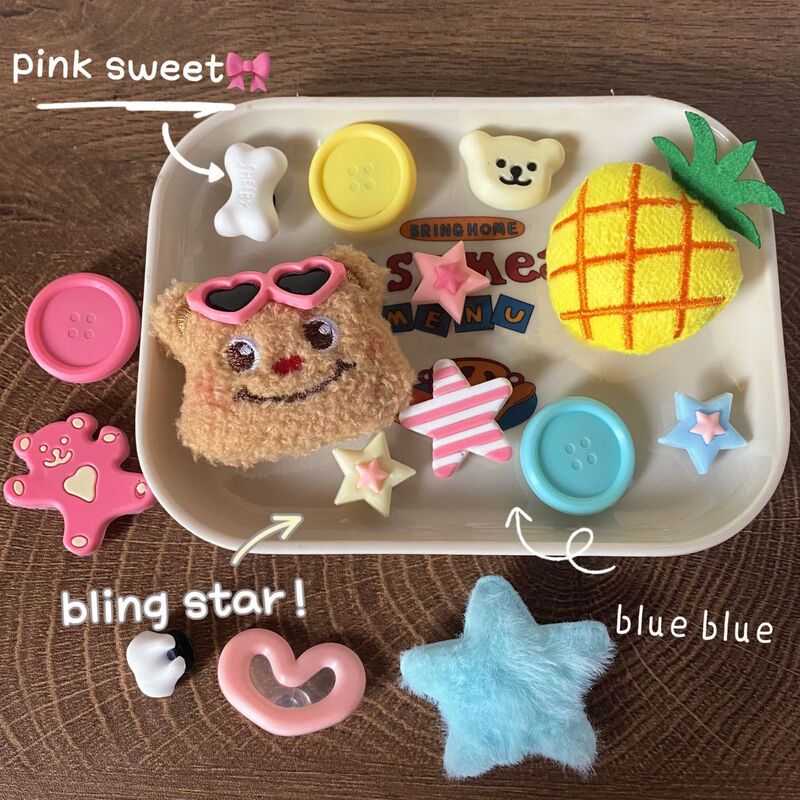 Pineapple Bear-Shaped Shoe Charms for Clogs, Spring and Autumn Style, Plush Cute Doll-Shaped Shoe Decorations, Fashionable Shoe Charms Pineapple Bear-Shaped Shoe Charms for Clogs, Spring and Autumn Style, Plush Cute Doll-Shaped Shoe Decorations, Fashionable Shoe Charms