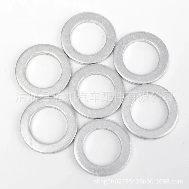 M14 aluminum engine oil pan drain bolt crushed washer, gasket seal 94109-14000