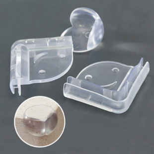 Infant Anti-Collision Corner Thickeneded Transparent Corner Glass Coffee Table Anti-Collision Corner Protector Transparent Spherical Anti-Collision Corner Protective Cover