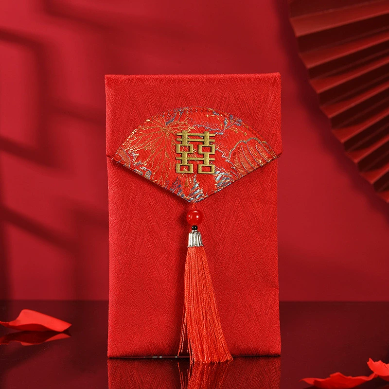 Wedding red envelope wedding new Chinese retro creative personality red envelope red envelopes red envelope bag is a sealing 10,000 yuan to wholesale